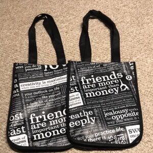 Set of 2 Lululemon Shopping Bags